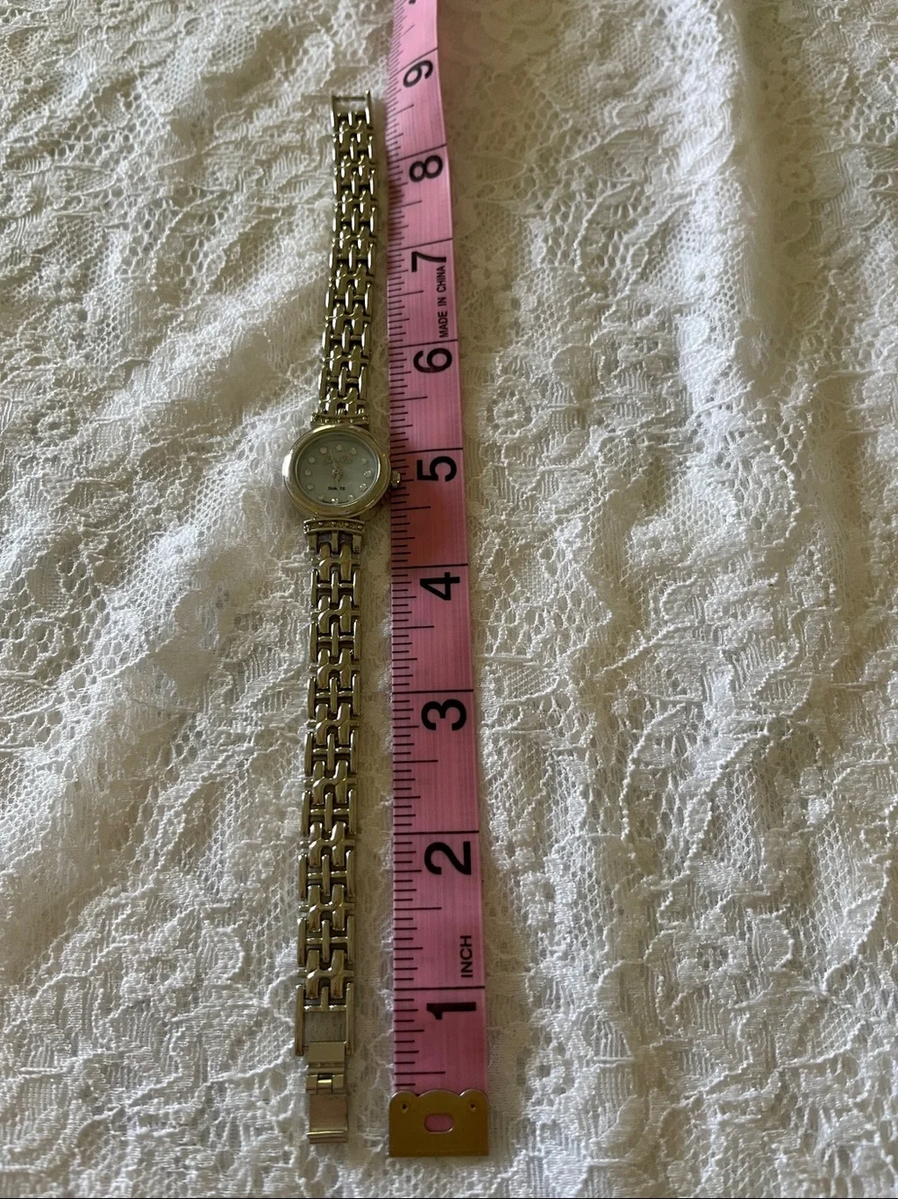 Jean Marc Silver-Tone Crystal Dial Women's Watch